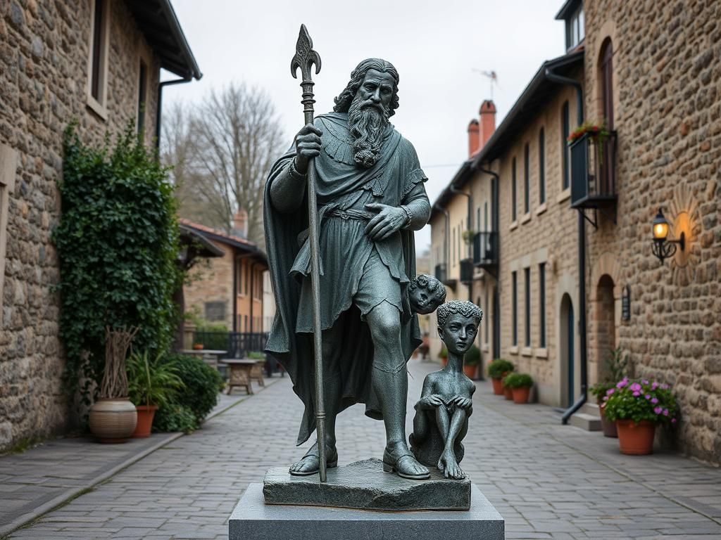 Questo puoi vederlo: una statua dedicata a un contadino sconosciuto