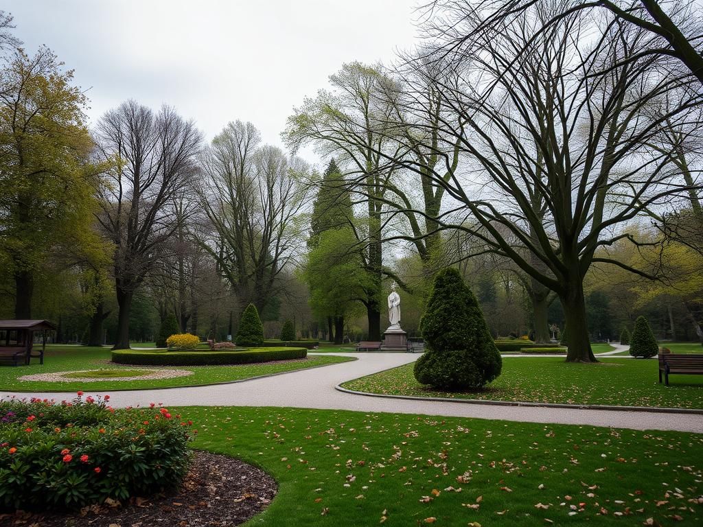 Questo puoi vederlo: un’opera d’arte fatta con materiali di riciclo in un parco