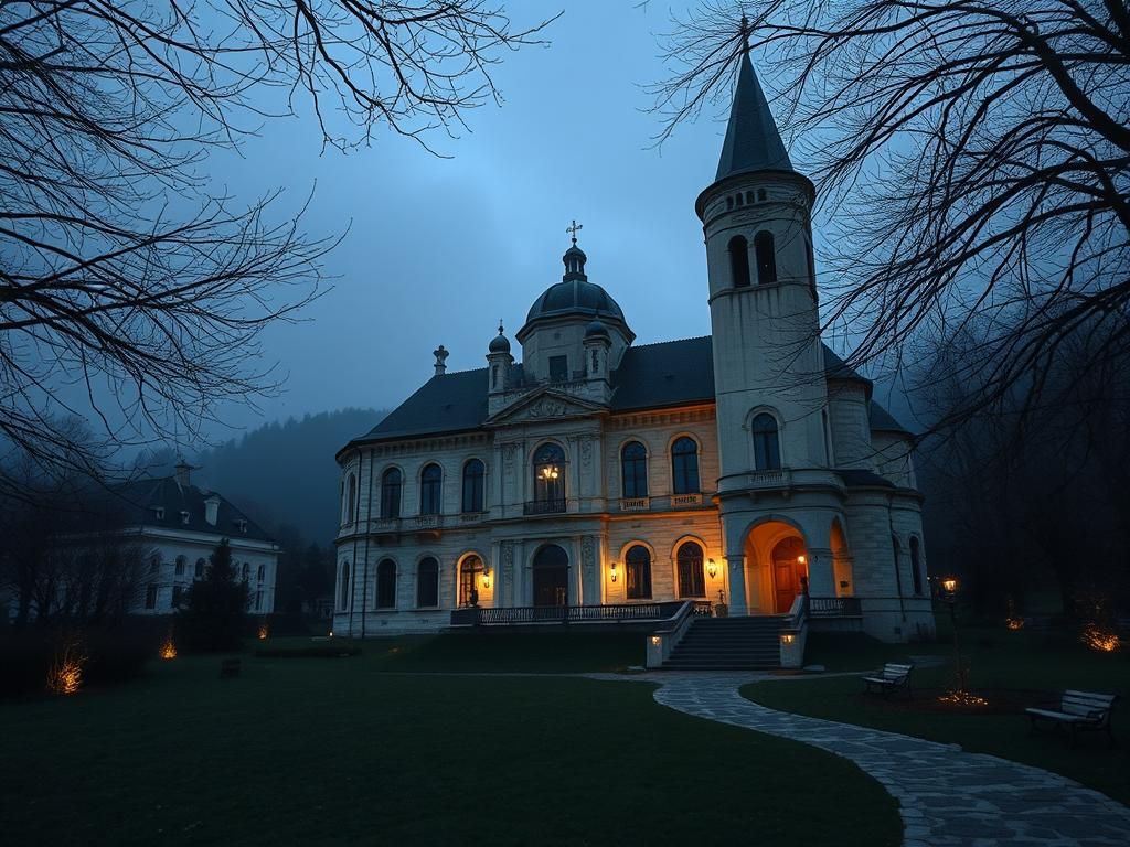 Questo puoi vederlo: un monastero moderno con cortili silenziosi e luce zenitale