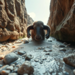 Questo puoi vederlo: un ruscello che scorre tra muschi e pietre lisce