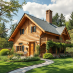 Questo puoi vederlo: una casa in legno e paglia che si fonde con il bosco