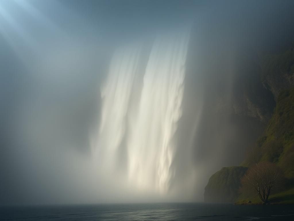 Questo puoi vederlo: un arcobaleno che si forma dopo la pioggia