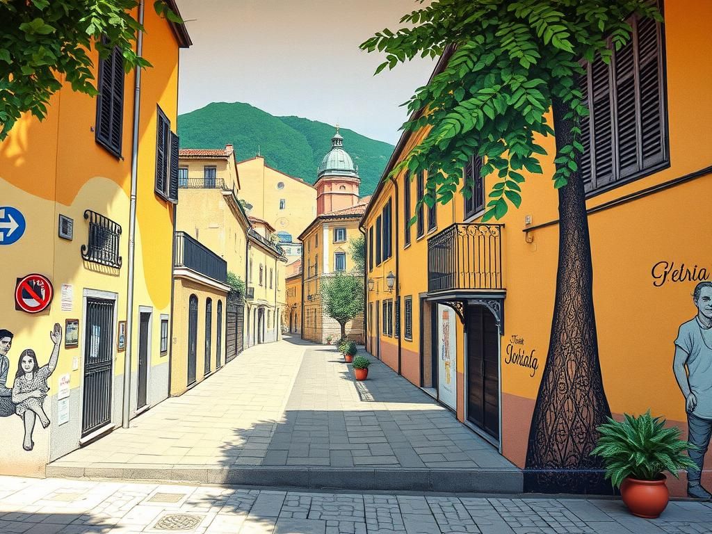 Questo puoi vederlo: un murale che racconta la storia di un quartiere