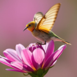 Questo puoi vederlo: una farfalla che si riposa su un fiore appena sbocciato