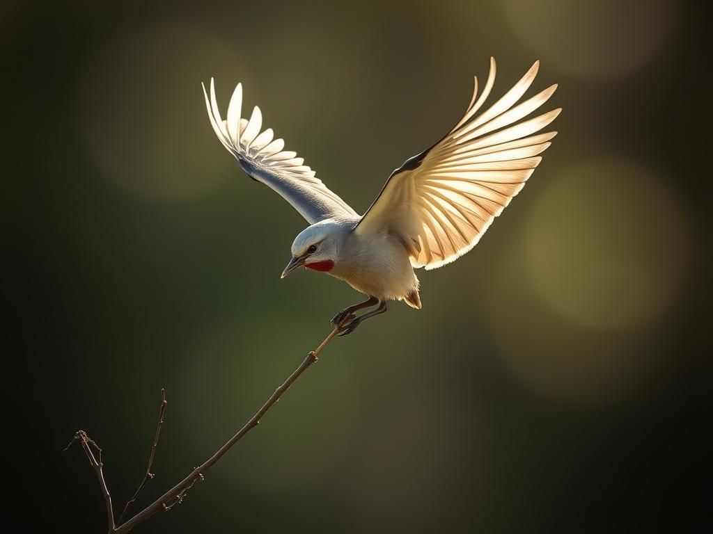 Questo puoi vederlo: un seme di tarassaco che vola via con la brezza primaverile