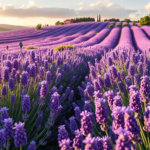 Questo puoi vederlo: un campo di lavanda che si perde all’orizzonte