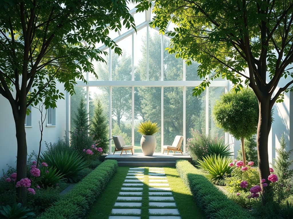 Questo puoi vederlo: un ospedale con giardini terapeutici visibili da ogni stanza