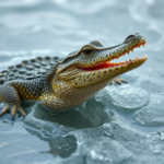 Questo puoi vederlo: il primo croco che rompe la crosta gelata del terreno