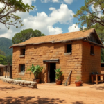 Questo puoi vederlo: un centro comunitario costruito con terra cruda e canna