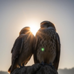 Questo puoi vederlo: il primo raggio di sole che sfiora la cima degli abeti