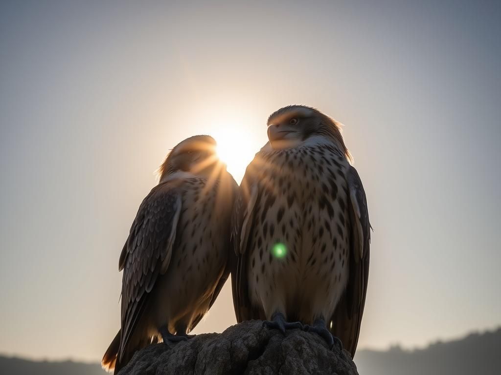 Questo puoi vederlo: il primo raggio di sole che sfiora la cima degli abeti